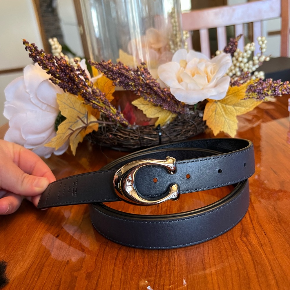 Coach reversible belt